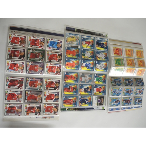 236 - Group of five albums containing Panini Football Adrenalin XL trading cards including Euro 2020, Russ... 