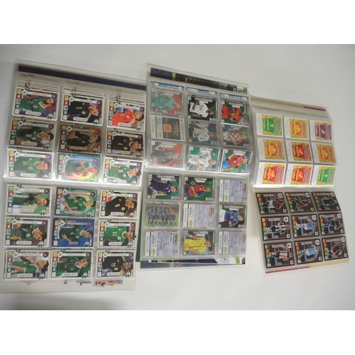 236 - Group of five albums containing Panini Football Adrenalin XL trading cards including Euro 2020, Russ... 