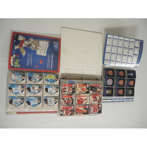 236 - Group of five albums containing Panini Football Adrenalin XL trading cards including Euro 2020, Russ... 