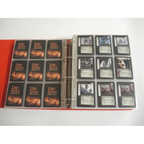 237 - Group of four albums containing Topps Lord of the Rings trading cards including some autograph cards... 