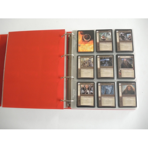 237 - Group of four albums containing Topps Lord of the Rings trading cards including some autograph cards... 