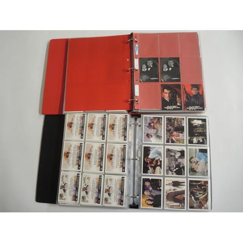 238 - Group of five albums containing Rittenhouse, Inkworks James Bond trading cards including autograph c... 