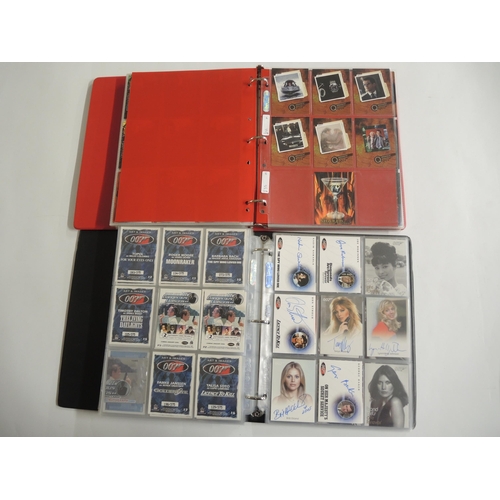 238 - Group of five albums containing Rittenhouse, Inkworks James Bond trading cards including autograph c... 