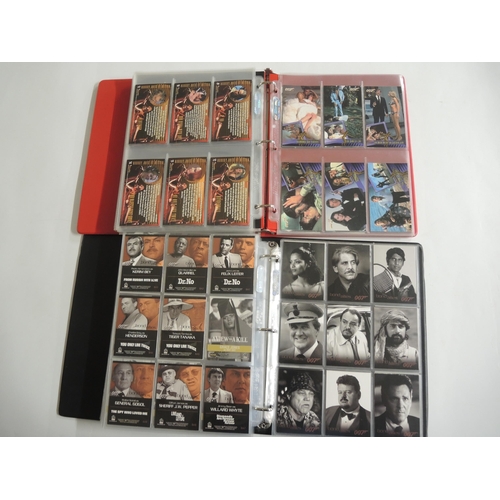 238 - Group of five albums containing Rittenhouse, Inkworks James Bond trading cards including autograph c... 