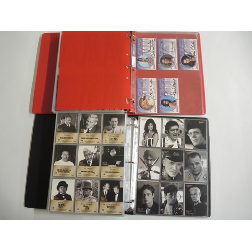 238 - Group of five albums containing Rittenhouse, Inkworks James Bond trading cards including autograph c... 