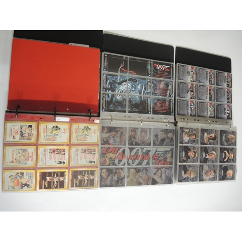 238 - Group of five albums containing Rittenhouse, Inkworks James Bond trading cards including autograph c... 