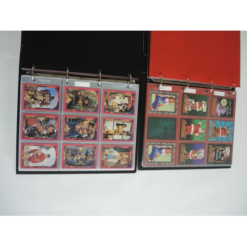 242 - Four albums containing Collect A trading cards including Coca Cola, Harley Davidson, Snargate, Power... 