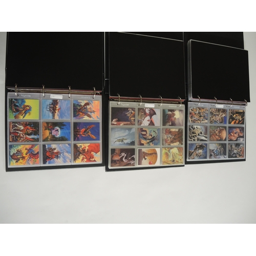 243 - Five albums containing FPG trading cards including Bob Eggleston, Chris Achilleos, Jeffrey Jones etc... 