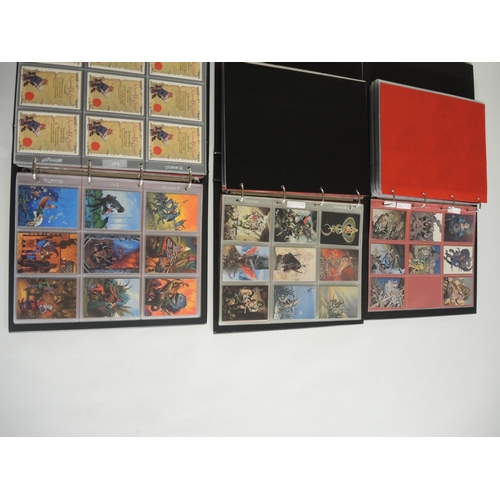 243 - Five albums containing FPG trading cards including Bob Eggleston, Chris Achilleos, Jeffrey Jones etc... 