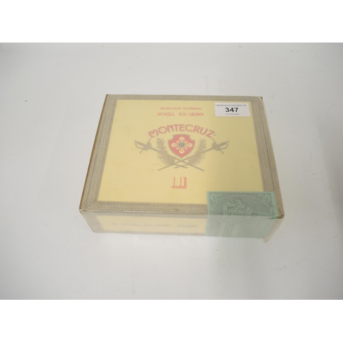 347 - Sealed box of Dunhill Montecruz Junior cigars