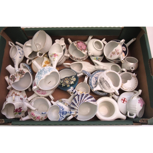 410 - Box containing a large quantity of miscellaneous 19th and 20th Century feeding cups