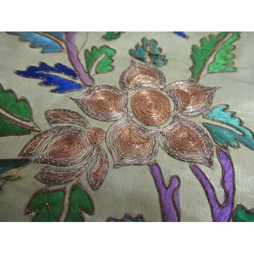 55 - Small quantity of Chinese silk embroidered textiles