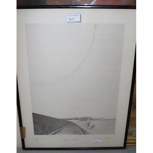 865 - Robert Cull, three artist signed Limited Edition lithographs, ' Chalk Cut, Jet Trail ' and ' Boy on ... 