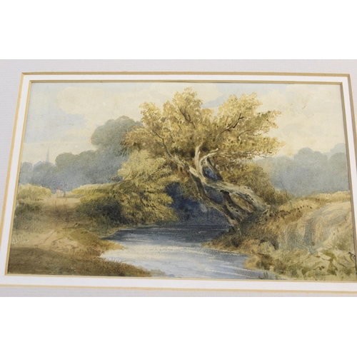 915 - Collection of fourteen various unframed watercolours, landscapes including West Country landscape si... 