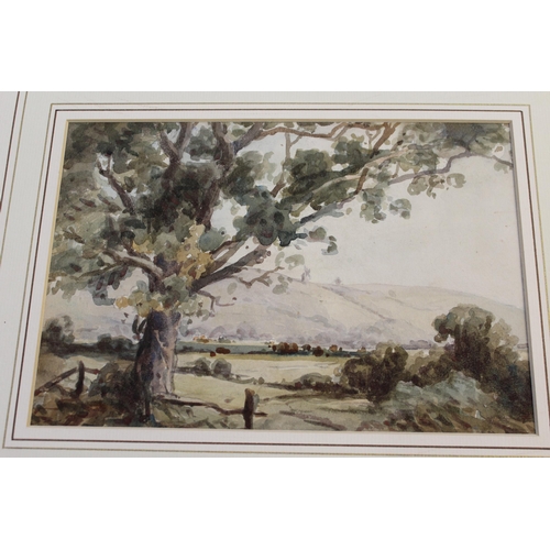 915 - Collection of fourteen various unframed watercolours, landscapes including West Country landscape si... 