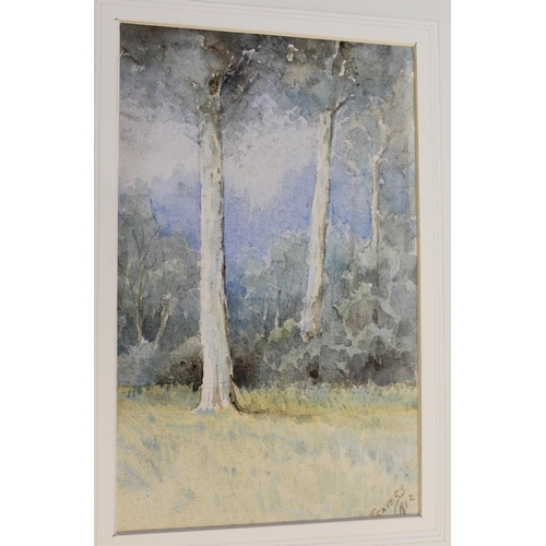 915 - Collection of fourteen various unframed watercolours, landscapes including West Country landscape si... 