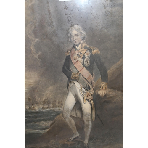 974 - 19th Century engraving, Admiral Lord Nelson, Geoffrey Garnier etching ' The Seaweed Gatherer ' and a... 