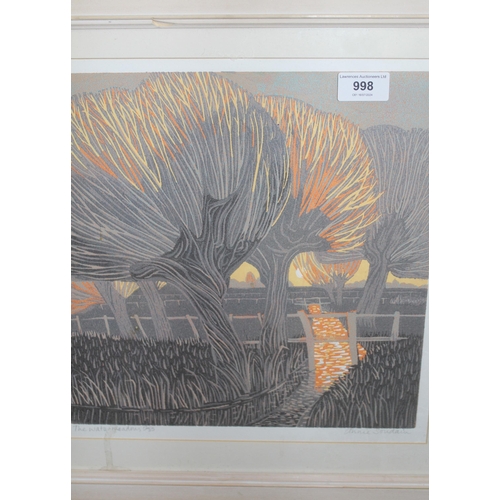 998 - Annie Soudain, pair of artist signed Limited Edition colour prints, ' The Water Meadows ' and ' The ... 