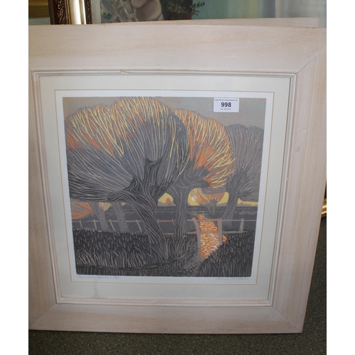 998 - Annie Soudain, pair of artist signed Limited Edition colour prints, ' The Water Meadows ' and ' The ... 