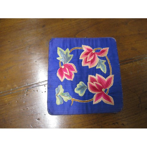 55 - Small quantity of Chinese silk embroidered textiles