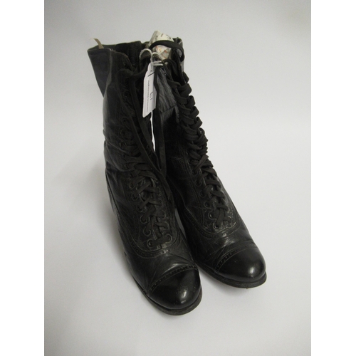 19 - Pair of Victorian black leather boots