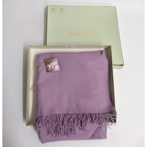 27 - Penhaligon's, London, Ellenisia cashmere scarf, in original box (box at fault)