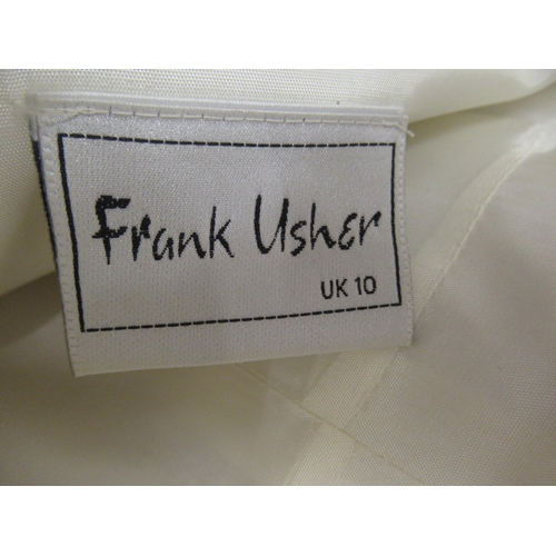 44 - Frank Usher, ladies evening dress, size 10, velvet skirt suit by Savoy Taylors Guild Ltd., London (n... 