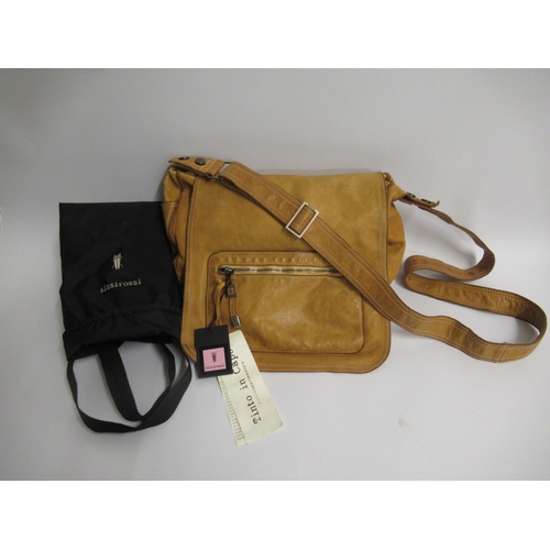 47 - Sissi Rossi, ladies brown leather handbag