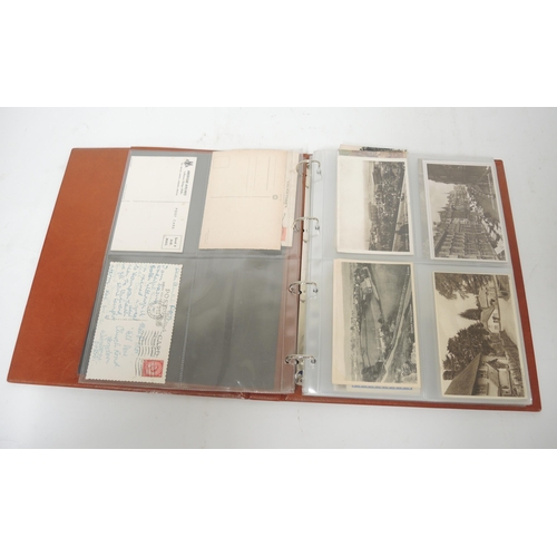 207 - Album containing various postcards