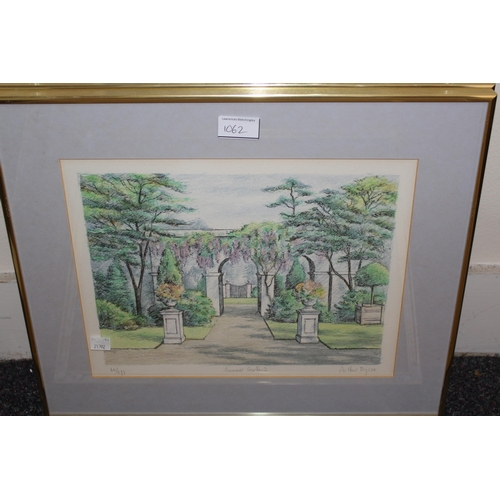 1062 - Arthur Byrne, pair of large signed Limited Edition prints, 37 x 58cm, together with five smaller, 25... 