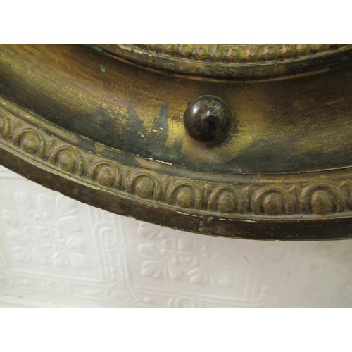 1482 - 19th Century oval gilt ball pattern wall mirror, 64 x 49cm