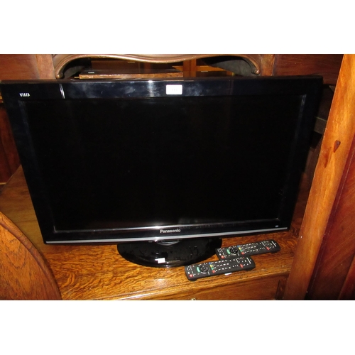 113 - Panasonic Viera flat screen television, with remote control