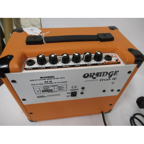 118 - Orange Crush 10 guitar amplifier (working)