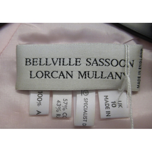 43 - Lorcan Mullany for Belville Sassoon, embroidered jacket, size 10, together with a three quarter leng... 