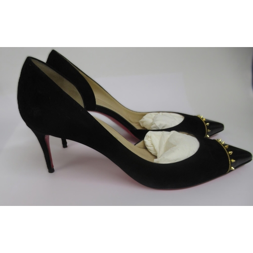 46 - Christian Louboutin, Culturella 70 shoes, size 39, complete with original dust covers, box and packa... 