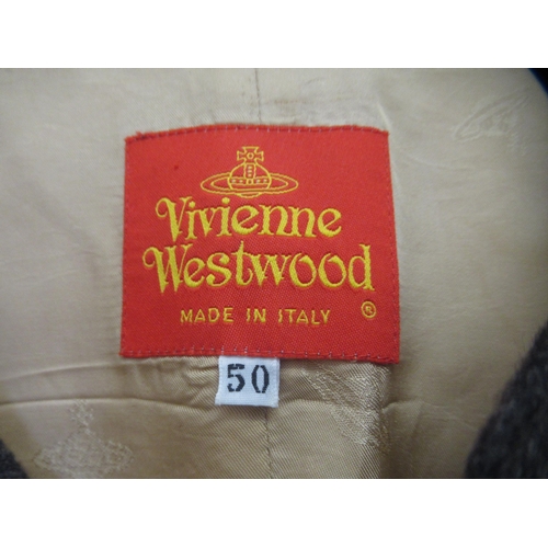 72 - Vivienne Westwood, gentleman's grey wool waistcoat, size 50