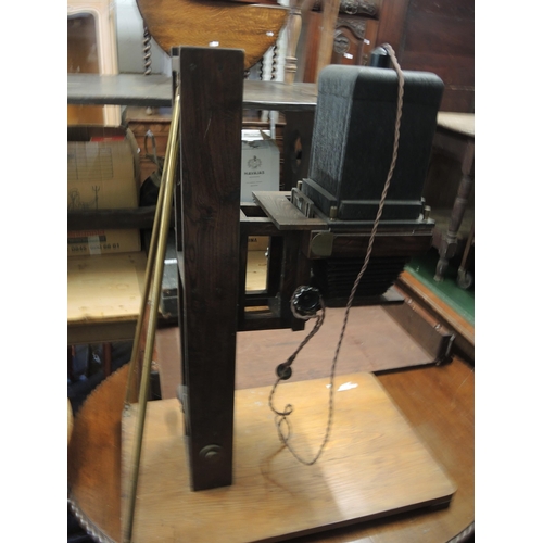 229 - Large late 19th / early 20th Century mahogany photographic enlarger by Sans Hunter & Co, Strand, tog... 