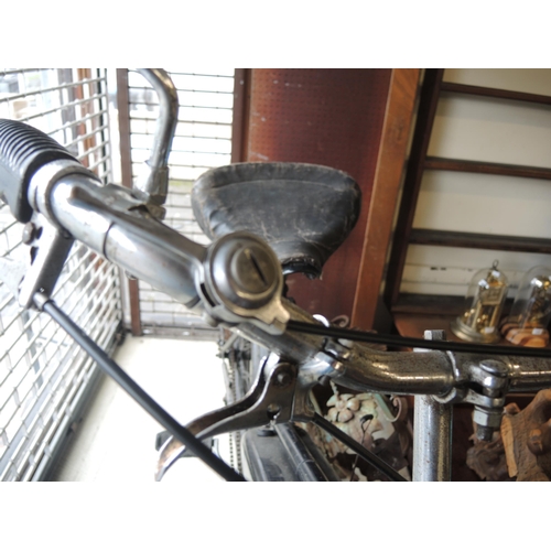 241 - Rare New Hudson Autocycle engine powered bicycle, circa late 1940's / early 1950's, first registered... 