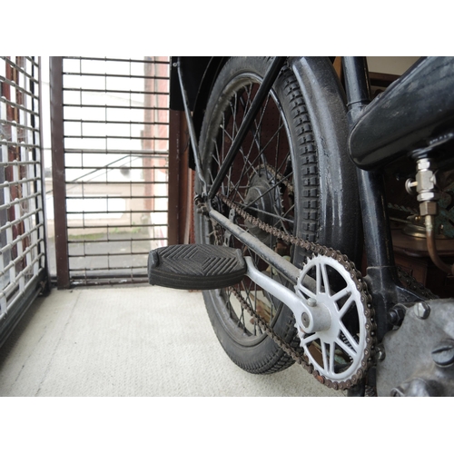 241 - Rare New Hudson Autocycle engine powered bicycle, circa late 1940's / early 1950's, first registered... 