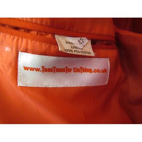 25 - Red Toastmaster's jacket, size 42