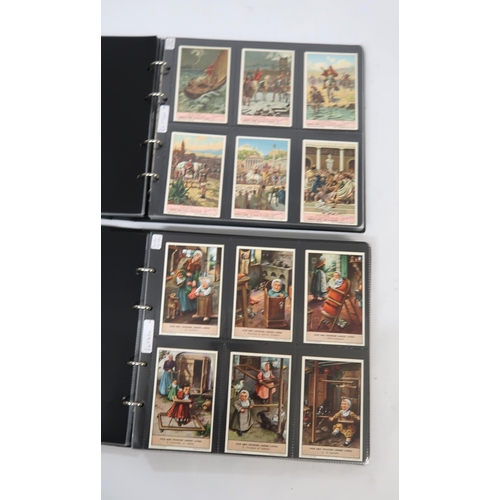 287 - Five albums of Liebig trading cards containing various complete sets