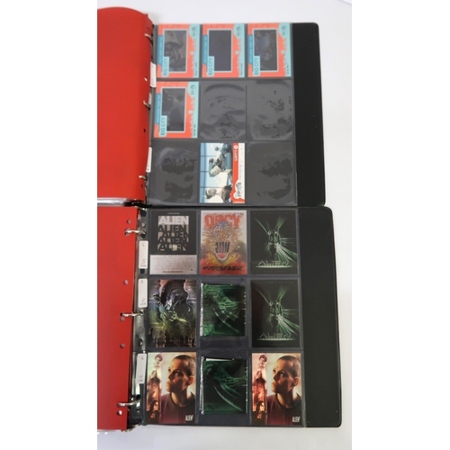 292 - Five albums containing Comic Image trading cards, including Civil War Art, Bone, Firefly, etc.