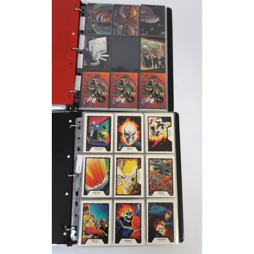 292 - Five albums containing Comic Image trading cards, including Civil War Art, Bone, Firefly, etc.