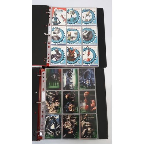 292 - Five albums containing Comic Image trading cards, including Civil War Art, Bone, Firefly, etc.