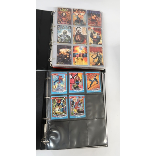 298 - Five albums of Sky box trading cards, including Lion King, X-Men, Youngblood etc.