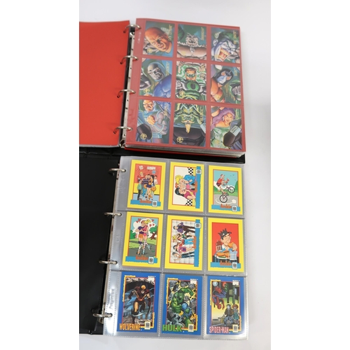 298 - Five albums of Sky box trading cards, including Lion King, X-Men, Youngblood etc.