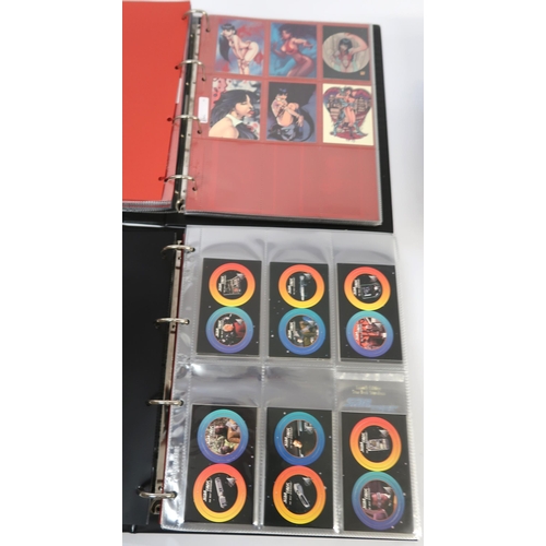 298 - Five albums of Sky box trading cards, including Lion King, X-Men, Youngblood etc.