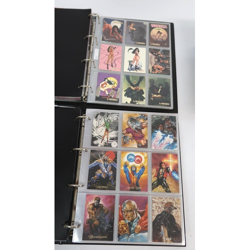 298 - Five albums of Sky box trading cards, including Lion King, X-Men, Youngblood etc.