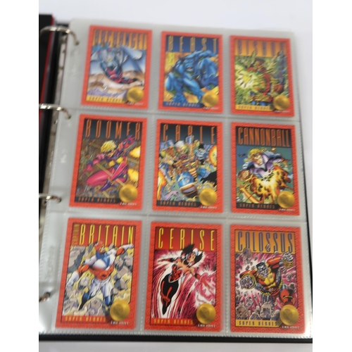 298 - Five albums of Sky box trading cards, including Lion King, X-Men, Youngblood etc.