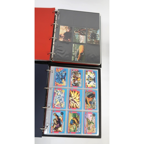 298 - Five albums of Sky box trading cards, including Lion King, X-Men, Youngblood etc.